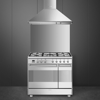 Smeg SCB92MX8 90cm Concert Dual Fuel Range Cooker Stainless steel