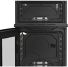 Hotpoint HDG5GCB 50cm Double Oven Freestanding Gas Cooker Black