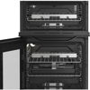 Hotpoint HDG5GCB 50cm Double Oven Freestanding Gas Cooker Black