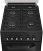 Hotpoint HDG5GCB 50cm Double Oven Freestanding Gas Cooker Black