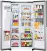 LG GSXE90BSDD 628L InstaView™ Side-By-Side ( Plumbed In Ice & Water ) Frost Free American Style Fridge Freezer Brushed Steel