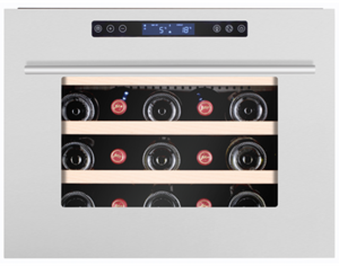 CATA UBICWCSS55.1 55 Litre Build-In  24 bottle capacity Wine Cooler Stainless steel
