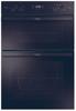 Haier HWO9M2M5B 90cm Conventional, 42 liters, Catalytic, 8 functions, Built-in Double Electric Oven Black