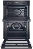 Haier HWO9M2M5B 90cm Conventional, 42 liters, Catalytic, 8 functions, Built-in Double Electric Oven Black