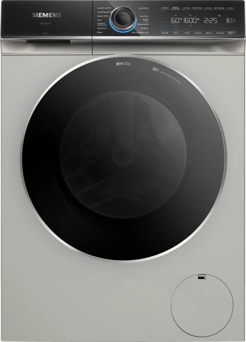 Siemens WG56B2A3GB iQ700 front loader 10 kg 1600 rpm Freestanding Washing Machine Inox