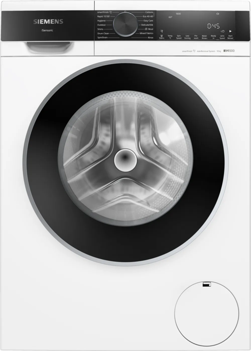 Siemens WG56G2Z0GB iQ500 front loader 10 kg max. 1600 rpm Freestanding Washing Machine White