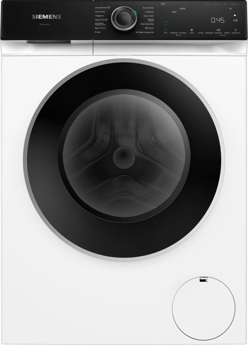Siemens WG46H2A9GB front loader 9 kg max. 1600 rpm Freestanding Washing Machine White