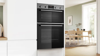Bosch MBA533BS3B Series 4 Built-in Double Electric Oven Stainless steel