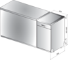 Hotpoint HSFO 3T223 W  45cm 10 Place Settings ( HSFO3T223W ) Freestanding Dishwasher White