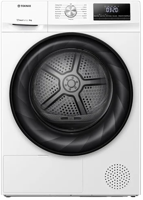 Teknix TK2W814HW  8kg 1400spin Freestanding Washer + TKHP8HW, 8kg Heatpump Dryer Freestanding Washing Machine and Dryer White