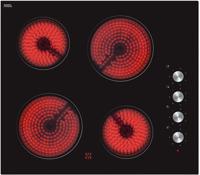 Matrix MHC101FR 60cm 4 Zone Ceramic Hob Black