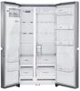 LG GSL761PZXV 601 Litres Non Plumbed Ice & Water American Style Fridge Freezer Stainless steel