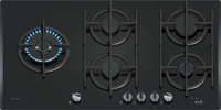 NEFF T29RHS4S0 N 90 Gas hob 90 cm Tempered glass 5 Burner Gas Hob Black