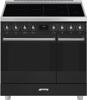 Smeg C92IPMB2 90x60 cm Symphony Classic Induction Range Cooker Matte Black