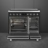 Smeg C92IPMB2 90x60 cm Symphony Classic Induction Range Cooker Matte Black