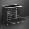 Smeg C92IPMB2 90x60 cm Symphony Classic Induction Range Cooker Matte Black