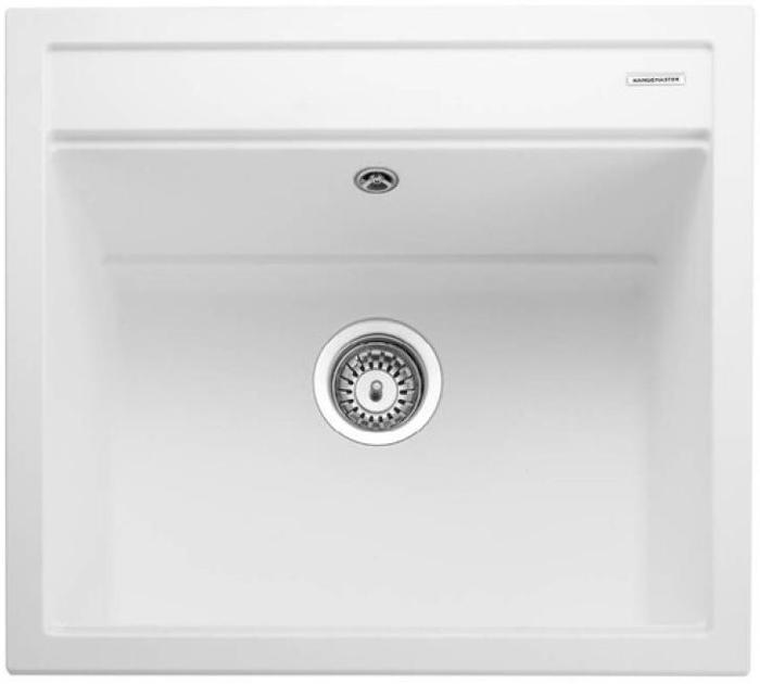 Rangemaster PRA570AW Prato Igneous Granite Inset 1 bowl Inset Sink Arctic White