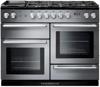 Rangemaster Nexus 110 Dual Fuel NEX110DFFSS 106100 Dual Fuel Range Cooker Stainless Steel ( Chrome Trim )