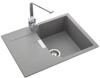 Rangemaster MAY690DG Mayon  Igneous Granite  1 Bowl Compact Inset Sink Dove Grey