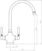 Rangemaster TBM1BF Belfast Monobloc Tap Brushed Finish