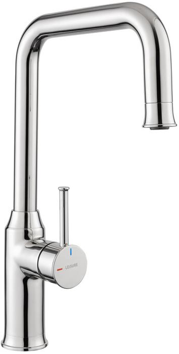 Leisure TAQZESTCM AquaZest Pull-Out Single Lever Mixer Tap Chrome