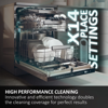Haier XF4A4M4PDA-80 1 / 38 I-Pro Shine Series 7  14 Place Settings ** 10 Year Warranty ** Freestanding Dishwasher Anthracite