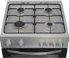 Indesit IDG6GS 60cm Gas Double Cooker Freestanding Gas Cooker Silver