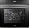 Midea MBO7NM30D0-BS 72L Rotary Dials with touch control, timer and telescopic rails Built-in Single Electric Oven Black