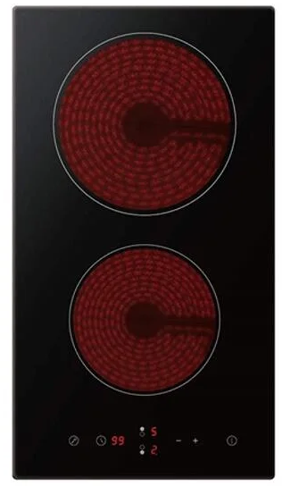 Midea MCH300D111K0 30cm 2 Cooking Zones Ceramic Hob Black
