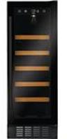 CDA FWC304BL 30cm Slimline 20 bottles Wine Cooler Black
