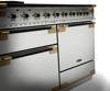 Rangemaster Elise Luxe 110 Dual Fuel ELS110DFFSS/BE 136390 Stainless Steel with Black / Antique Brass trim Dual Fuel Range Cooker 