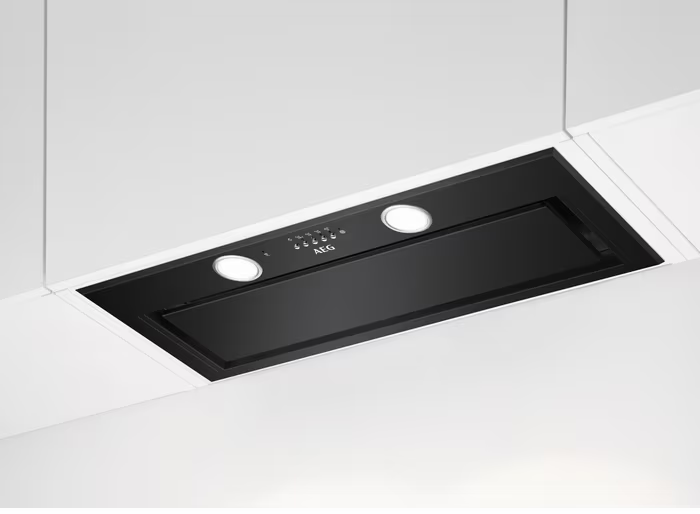 AEG DGE5861HB 6000 Hob2Hood Cooker Hood 80 cm Hood Black