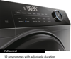 Haier HW100B14959S8U1 I-PRO Series 5, 10 Kg, 1400 RPM Freestanding Washing Machine Anthracite