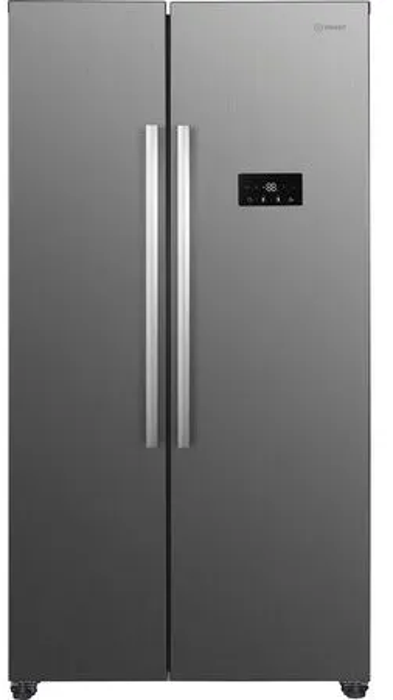 Indesit INGF6441XP4UK Total No Frost 2-Door Push&Go American Style Fridge Freezer Stainless steel