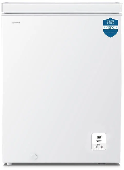 Teknix CH142, 142L Chest Freestanding Freezer White