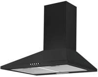Prima PRCH033 60cm Chimney Hood Black