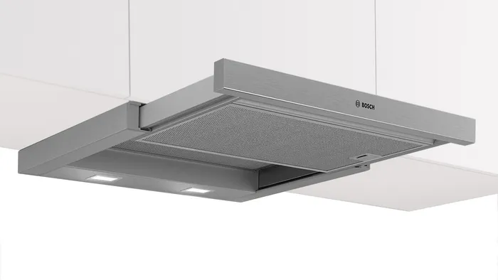 Bosch DFM063W56B Series 2 Telescopic cooker hood 60 cm Hood Silver Metallic