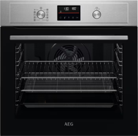 AEG BPX535A61M 3000 Airfry SurroundCook Pyrolytic Self Clean Built-in Single Electric Oven Stainless steel