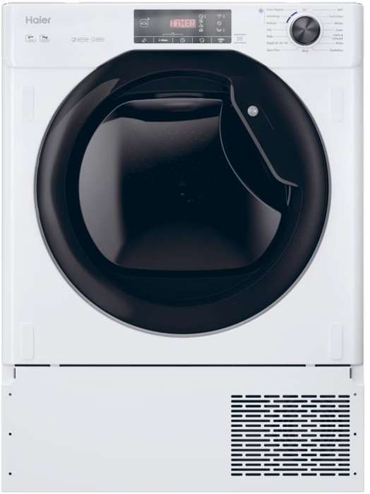 Haier HDBIH7A2TBEX-80  Series 6 Tumble 7 Kg Integrated Dryer White