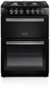 Rangemaster PROPL60DFFBL/C Professional+ 60cm, 128170 Freestanding Dual Fuel Cooker Black ( Chrome Trim )