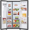 LG GSLC40EPPE 638L NatureFRESH No Frost  Essence Matte Black ( Plumbed in ) American Style Fridge Freezer Matte Black