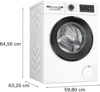 Bosch WGG254Z1GB Series 6 10kg 1400rpm Freestanding Washing Machine White