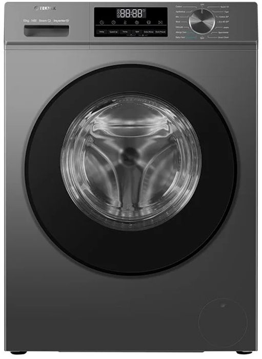 Teknix TK3W1014XS 10kg 1400spin Freestanding Washing Machine Silver