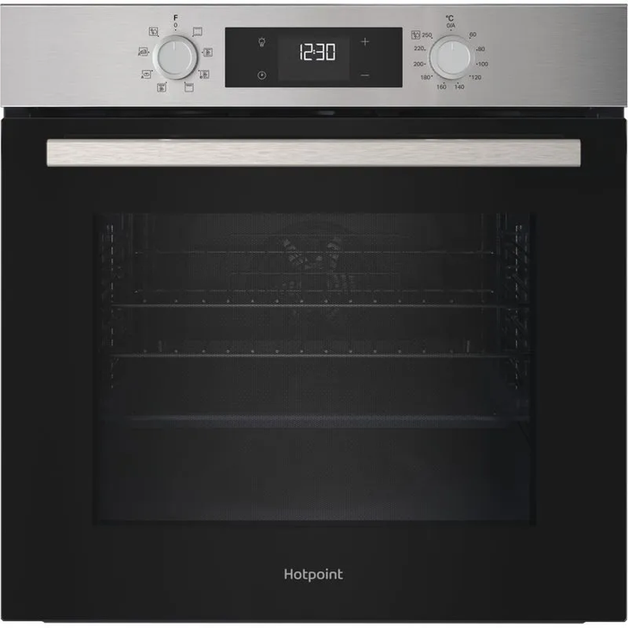 Hotpoint HO255HXUK Class 2 60cm Built-In Single Multifunction with Multiflow (13 Amp) Built-in Single Electric Oven Inox
