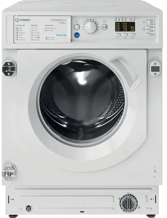 Indesit BIWDIL75148UK 7kg Push&Go Integrated Washer Dryer White