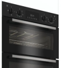 Indesit DII10DB  96L / 36L Fan Built-in Double Electric Oven Black