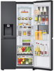 LG GSXE90EVDD 628L InstaView™ Side-By-Side (Plumbed-in) American Style Fridge Freezer Black Steel