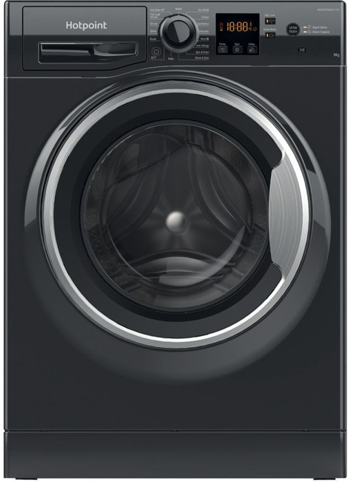 Hotpoint NSWF946BSUK  9kg 1400rpm with Anti-stain Freestanding Washing Machine Black