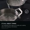 AEG SO64IA0SCB 5000 59cm 4 Cooking Zones Induction Hob Black