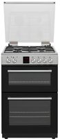 Teknix TKGD60X Double Oven 60cm Freestanding Gas Cooker Stainless steel
